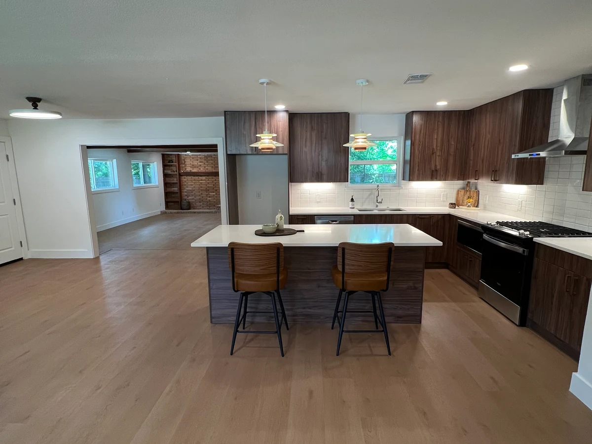 Lantern team at work on a kitchen design project